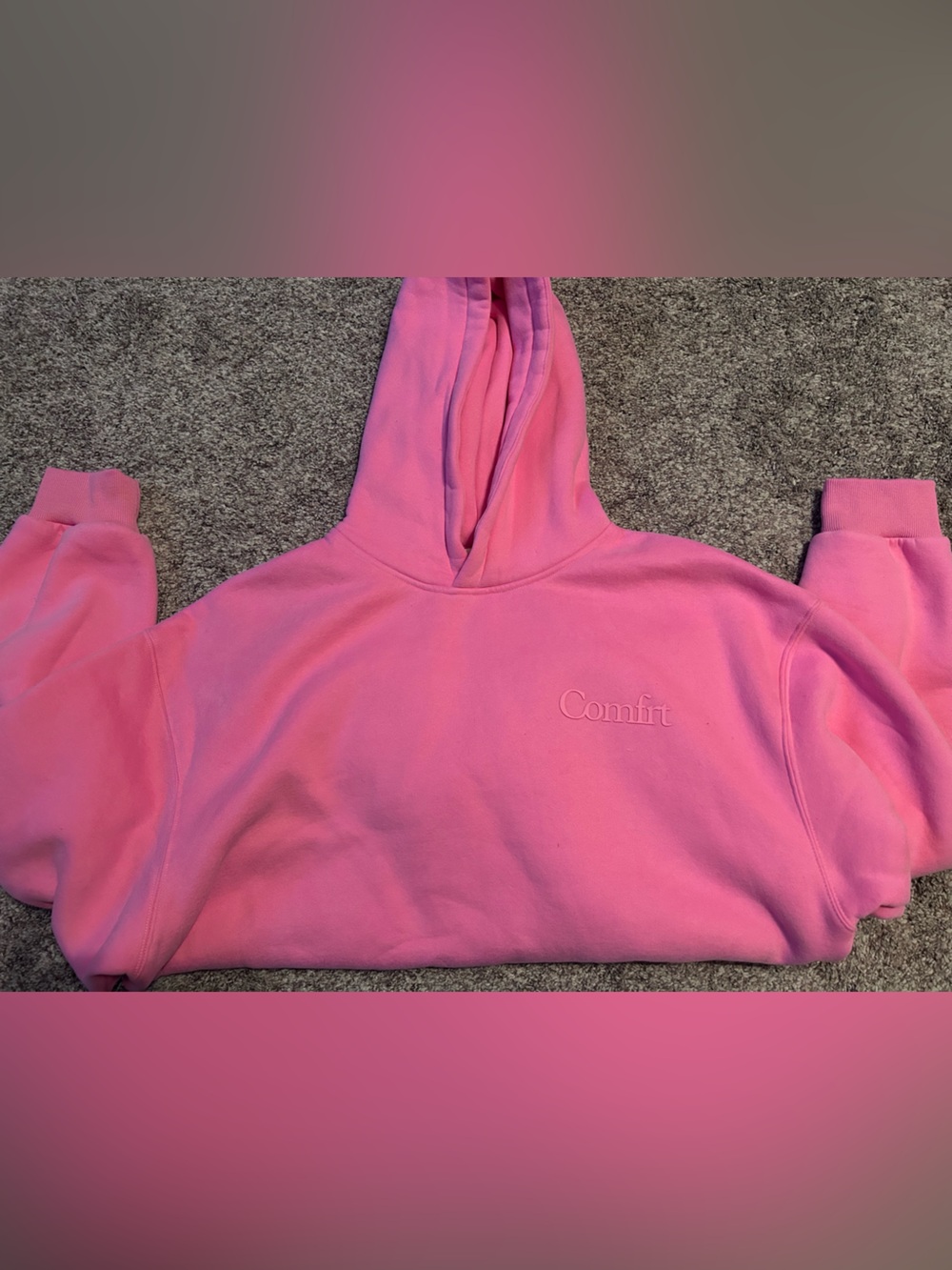 🎀Minimalist Hoodie Mega Sorbet Logo Large New Without Tags🩷Limited Edition